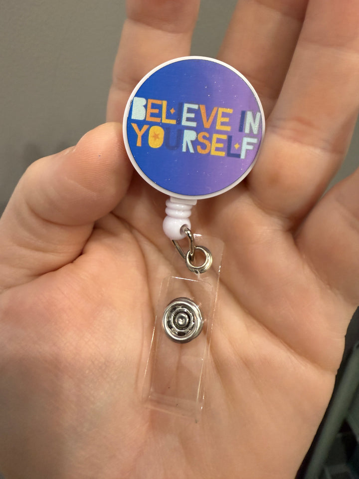 Believe in yourself badge reel - school, office, medical, nurse, professional