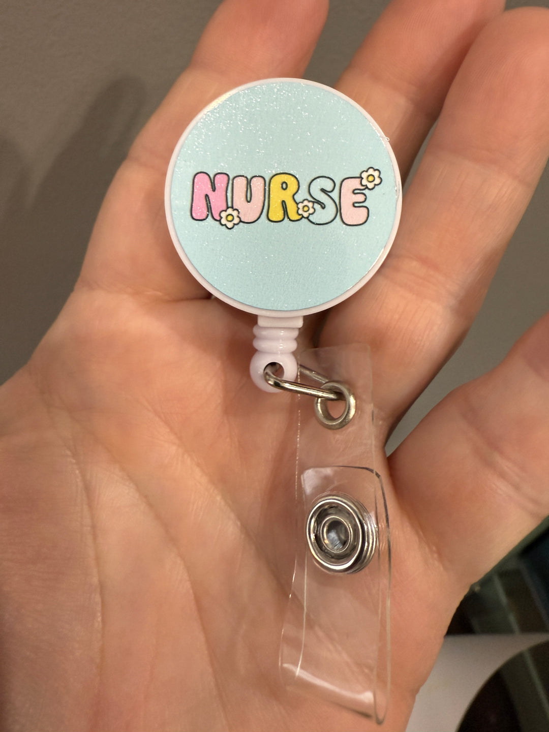 Nurse badge reel - school, office, medical, nurse, professional