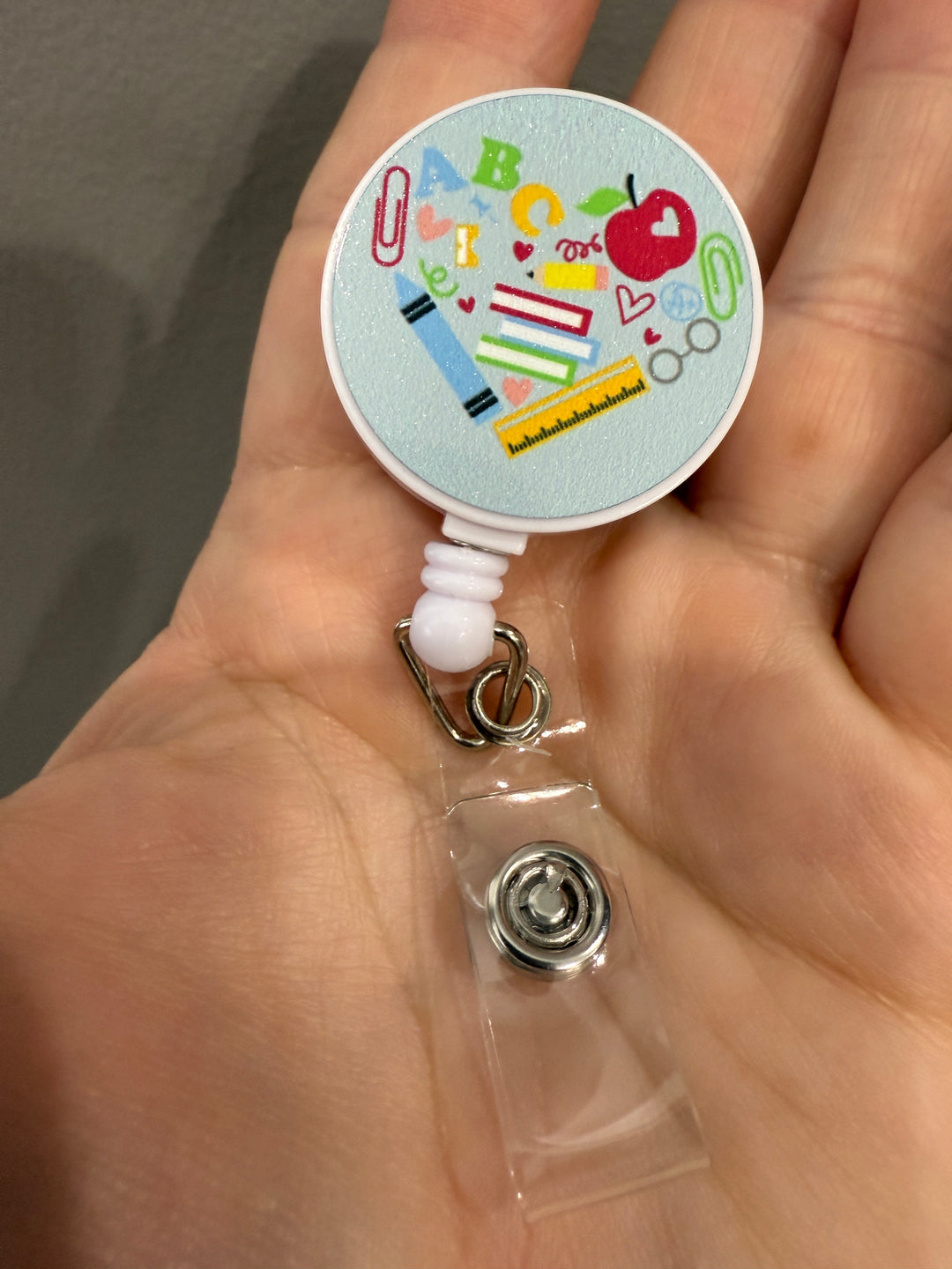 Teacher badge reel - school, office, medical, nurse, professional