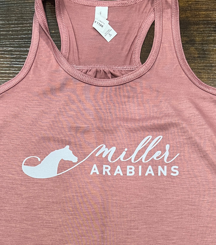 Miller Arabians logo tank top - Bella + Canvas - size Adult XS