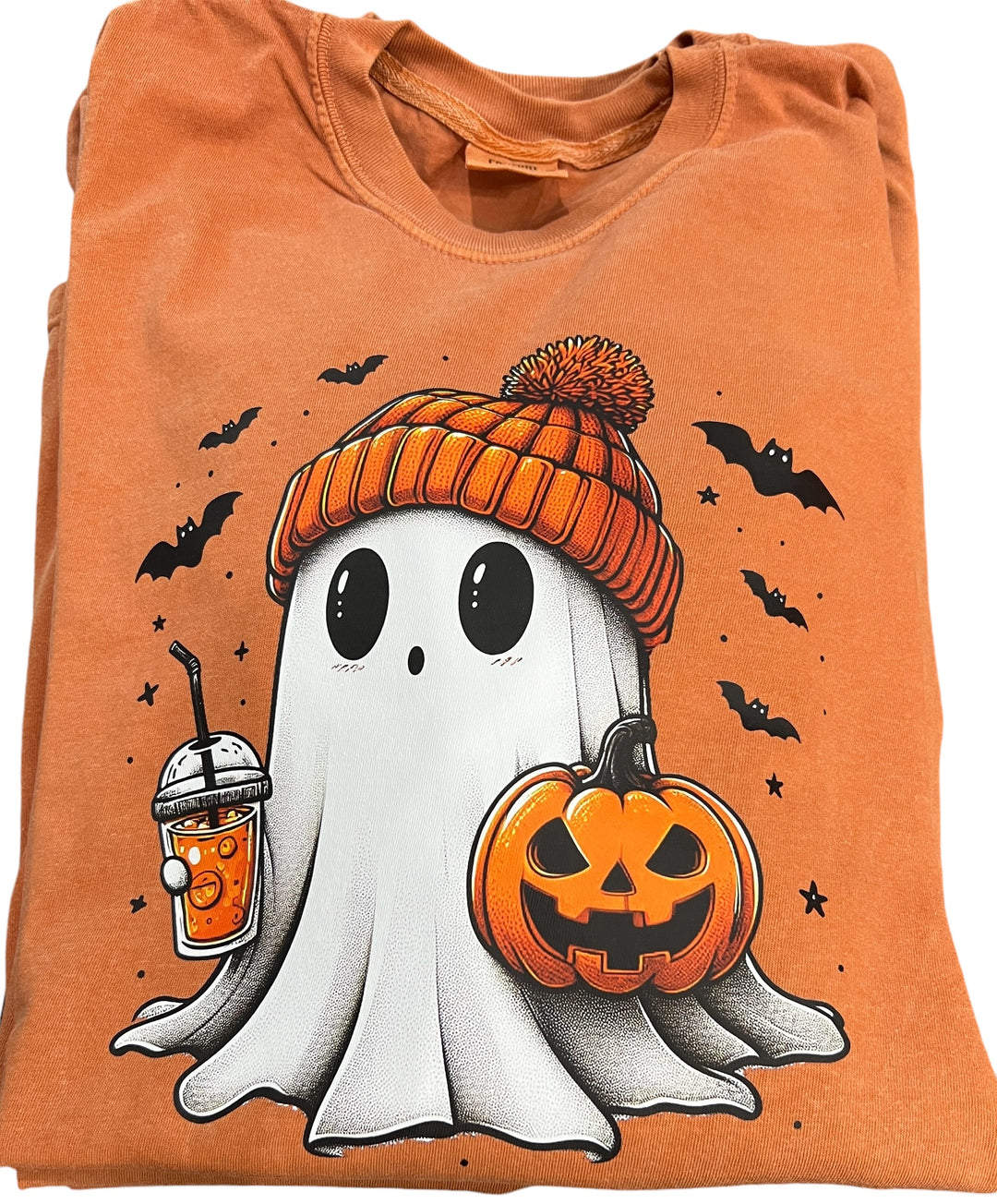 Cute ghost - FALL/HALLOWEEN - Short sleeve or Long sleeve tee