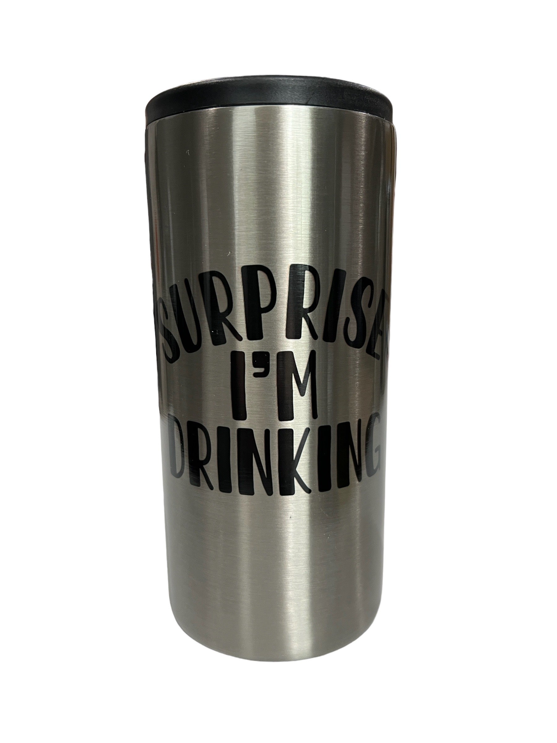That's a terrible idea, hold my drink metal slim can koozie – Lucky Hazel  Designs
