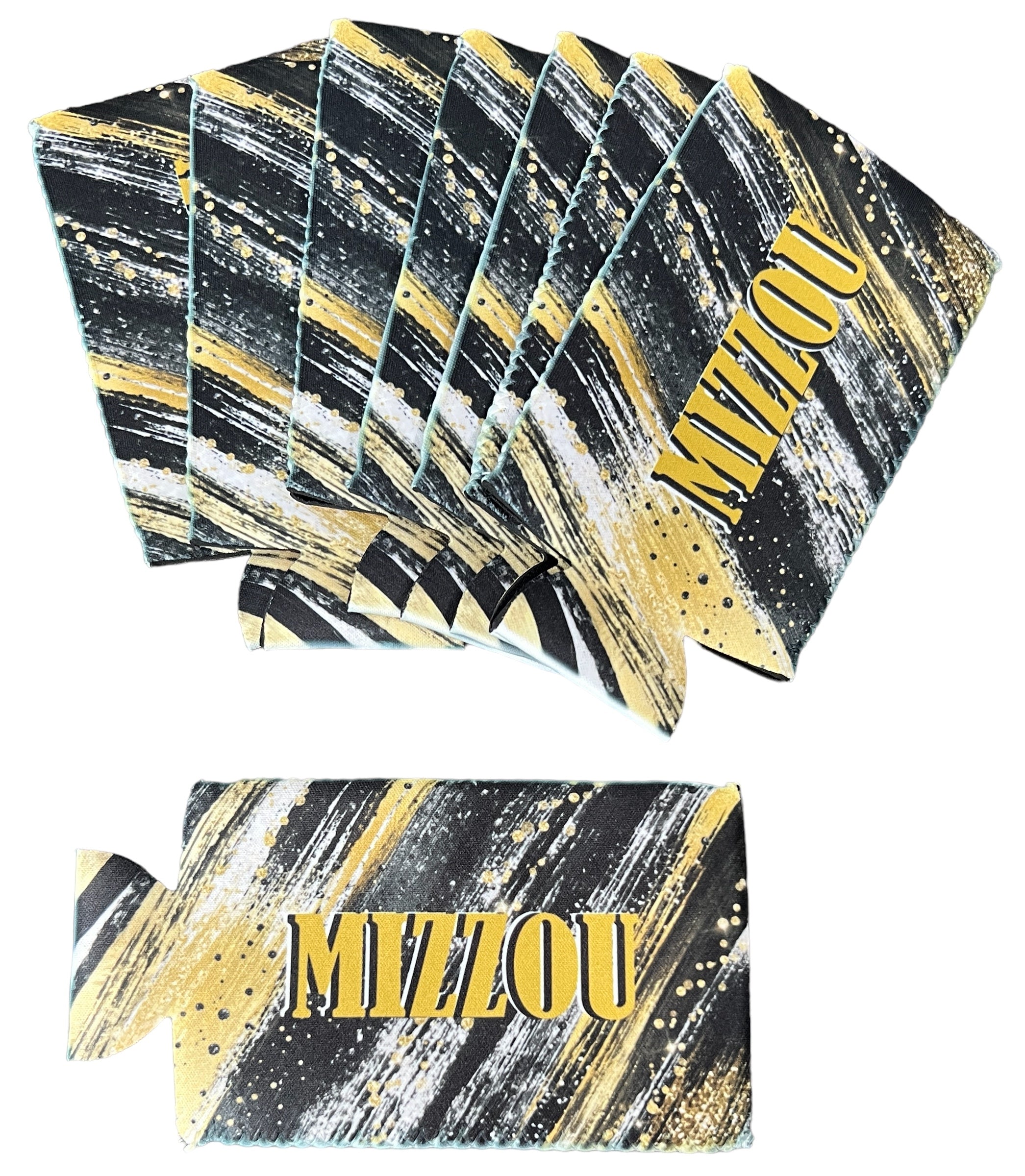 The Mizzou Store - Plaid Mizzou Bottle Koozie