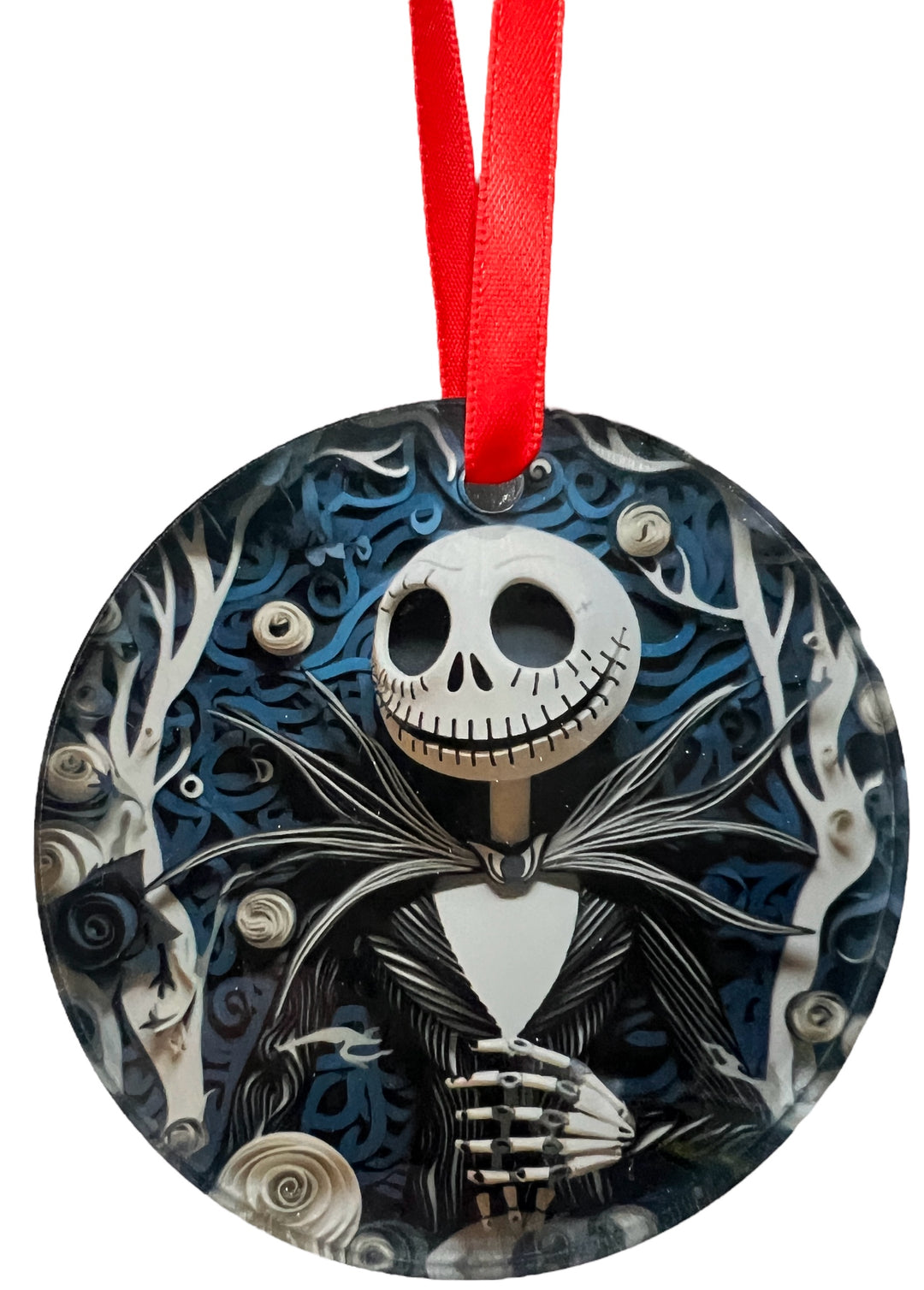 Jack Halloween/Christmas acrylic round ornament
