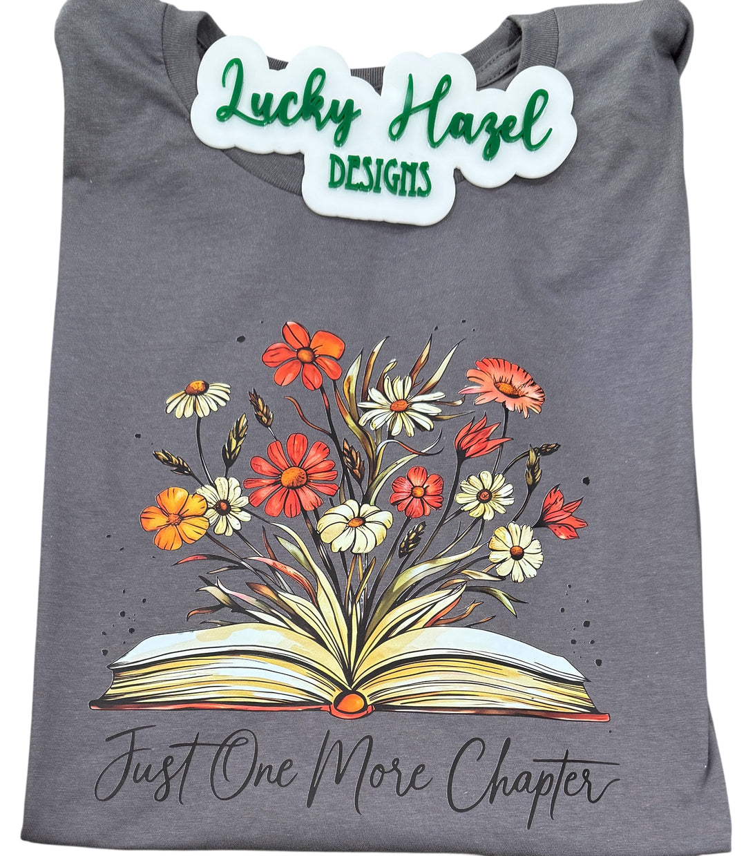 Just one more chapter - book lovers - short sleeve tee - reader