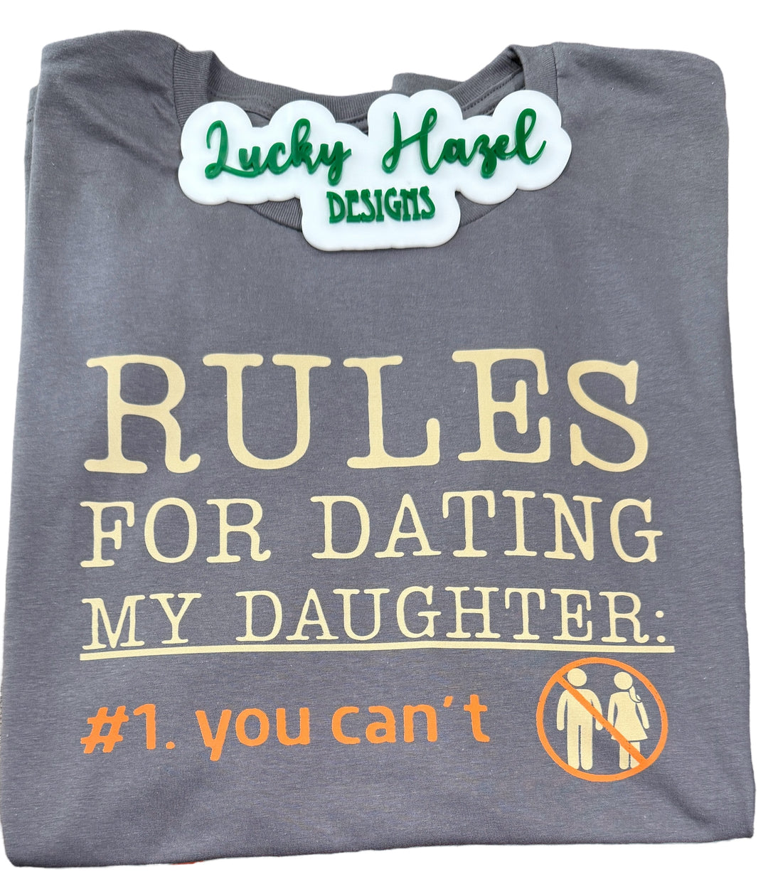 Rules for dating my daughter - funny - short sleeve tee