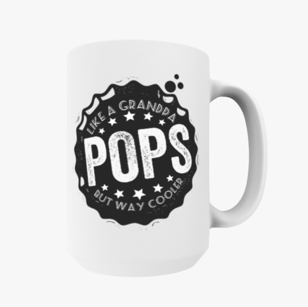 POPS - Like a Grandpa, but way cooler Ceramic Mug