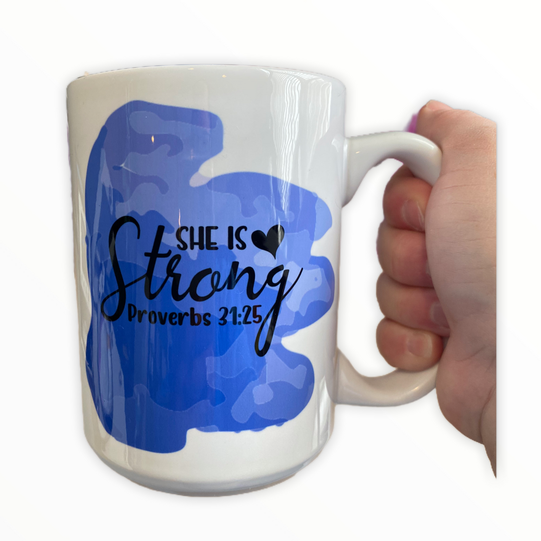 She is Strong Ceramic Mug