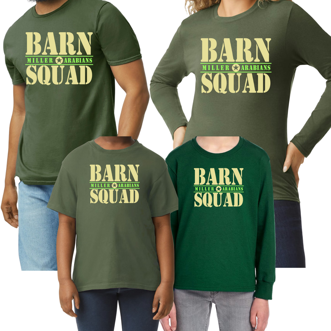 Miller Arabians Barn Squad - short sleeve, long sleeve, youth, adult