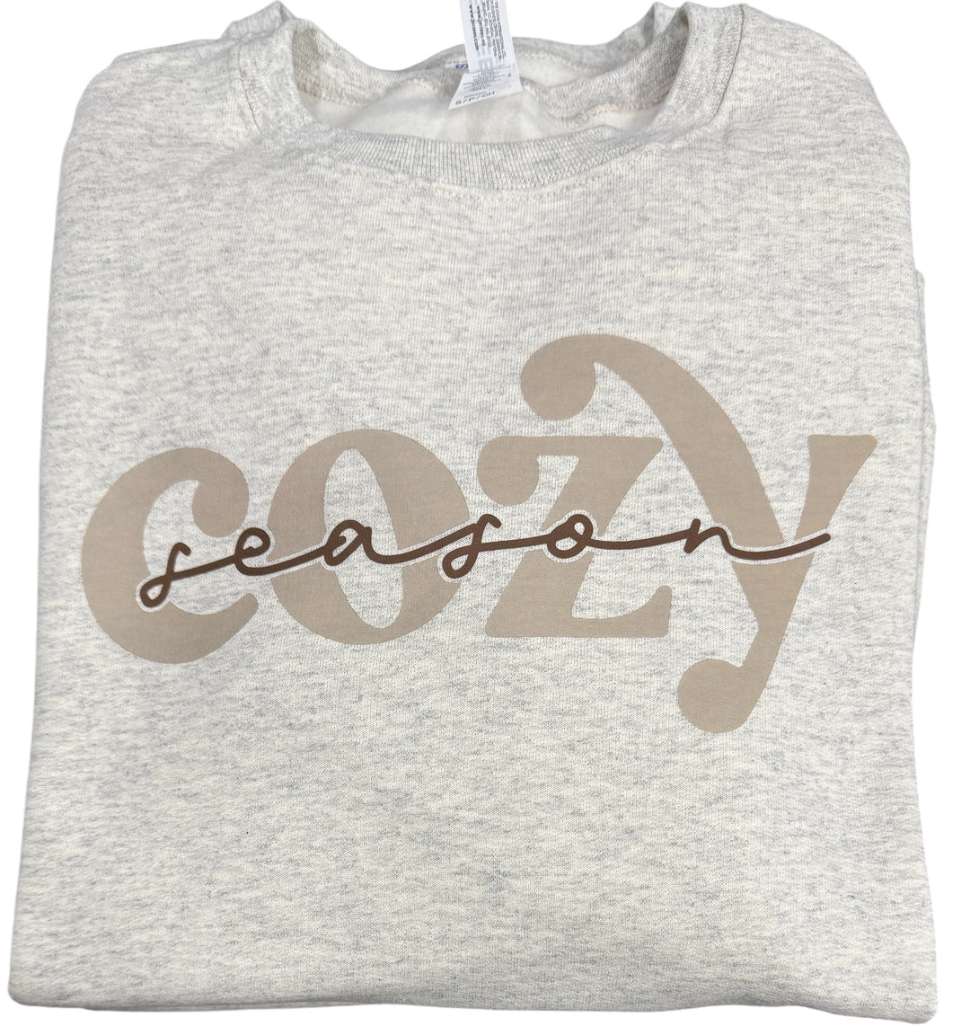 Cozy season oatmeal sweatshirt