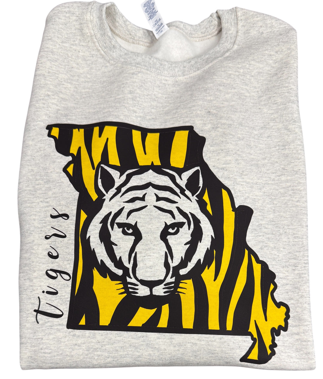 Tigers - tigers striped Missouri Sweatshirt