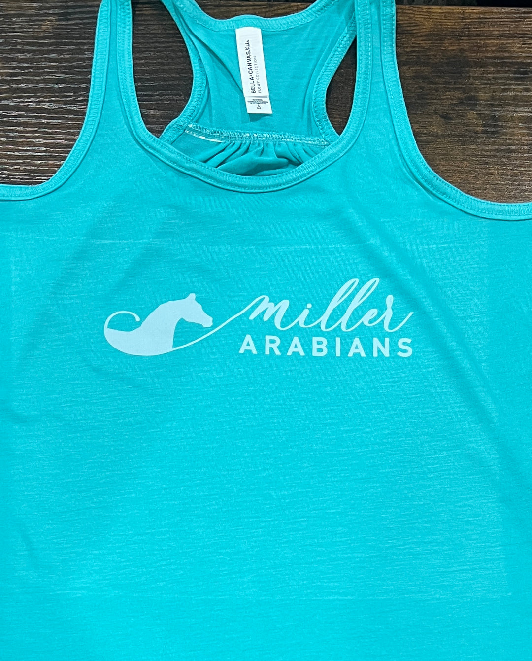 Miller Arabians logo tank top - Bella + Canvas - sizes Youth Small - Youth Large