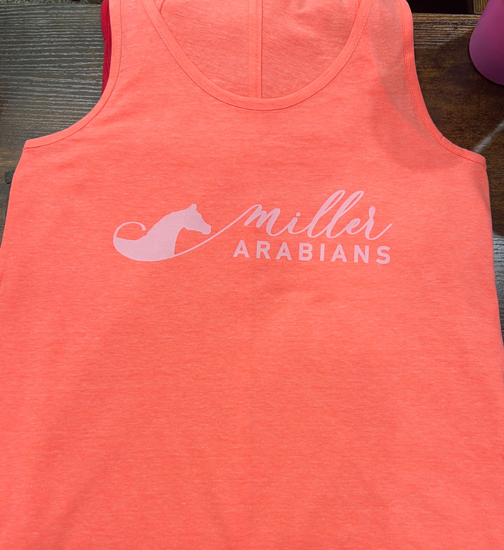 Miller Arabians logo tank top - Platinum Brand - sizes Adult Small - XXL