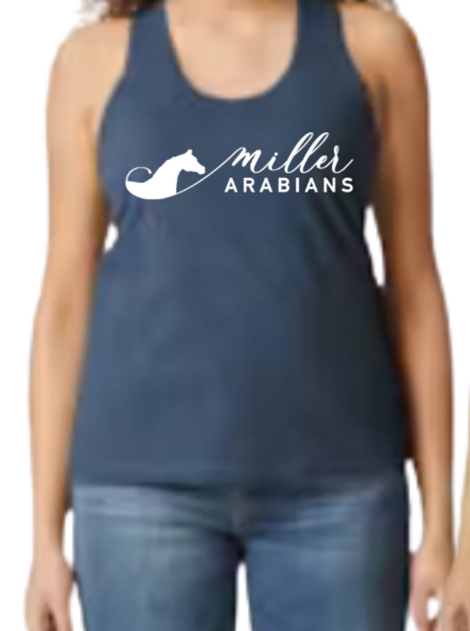 Miller Arabians logo tank top - Gildan Softstyle - sizes Adult Small - XXL