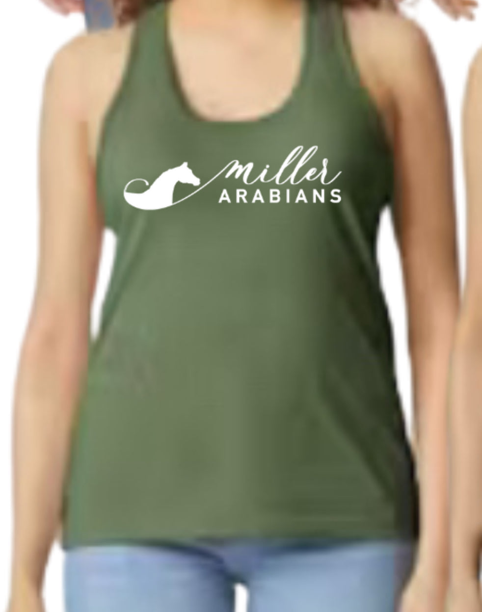 Miller Arabians logo tank top - Gildan Softstyle - sizes Adult Small - XXL