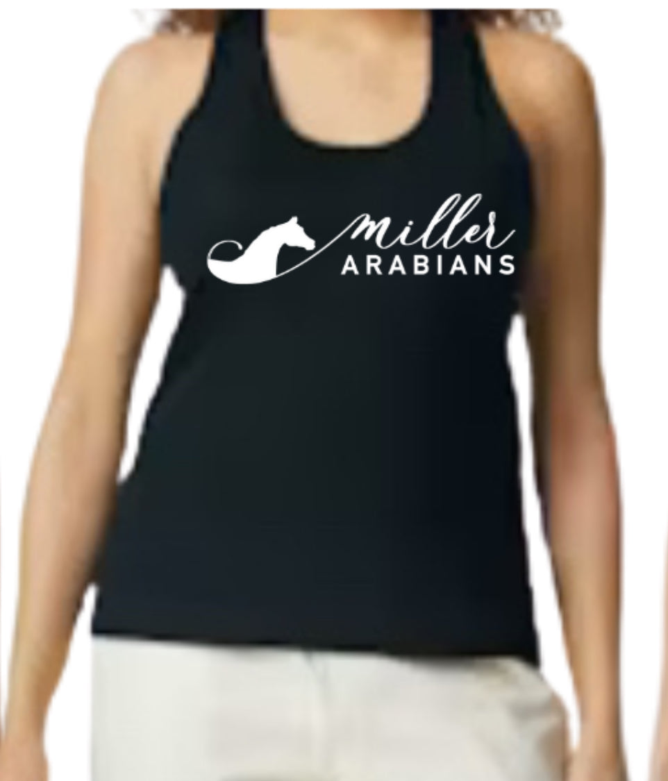 Miller Arabians logo tank top - Gildan Softstyle - sizes Adult Small - XXL