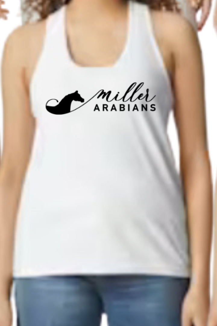 Miller Arabians logo tank top - Gildan Softstyle - sizes Adult Small - XXL