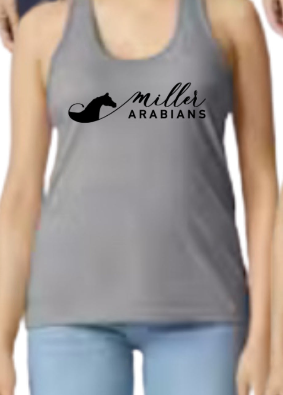 Miller Arabians logo tank top - Gildan Softstyle - sizes Adult Small - XXL