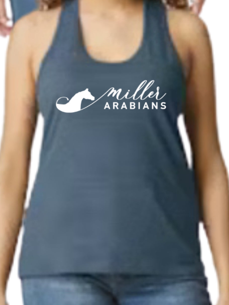 Miller Arabians logo tank top - Gildan Softstyle - sizes Adult Small - XXL