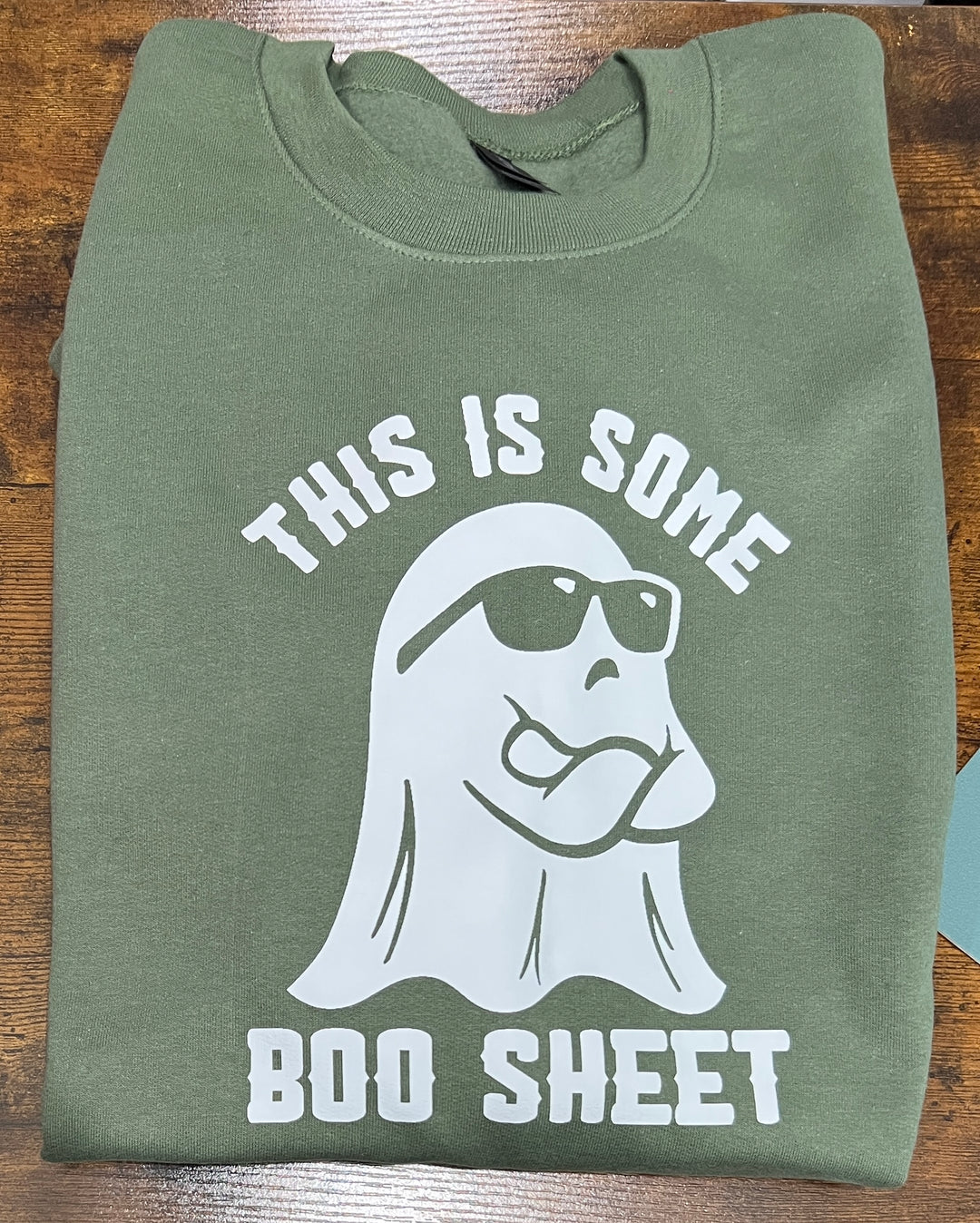 This is some boo sheet sweatshirt - snarky, funny Halloween