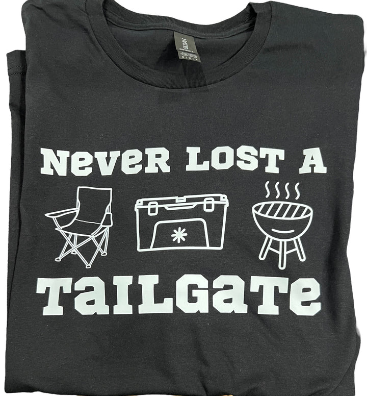 Never lost a tailgate tee - Football season, FALL, College, NFL