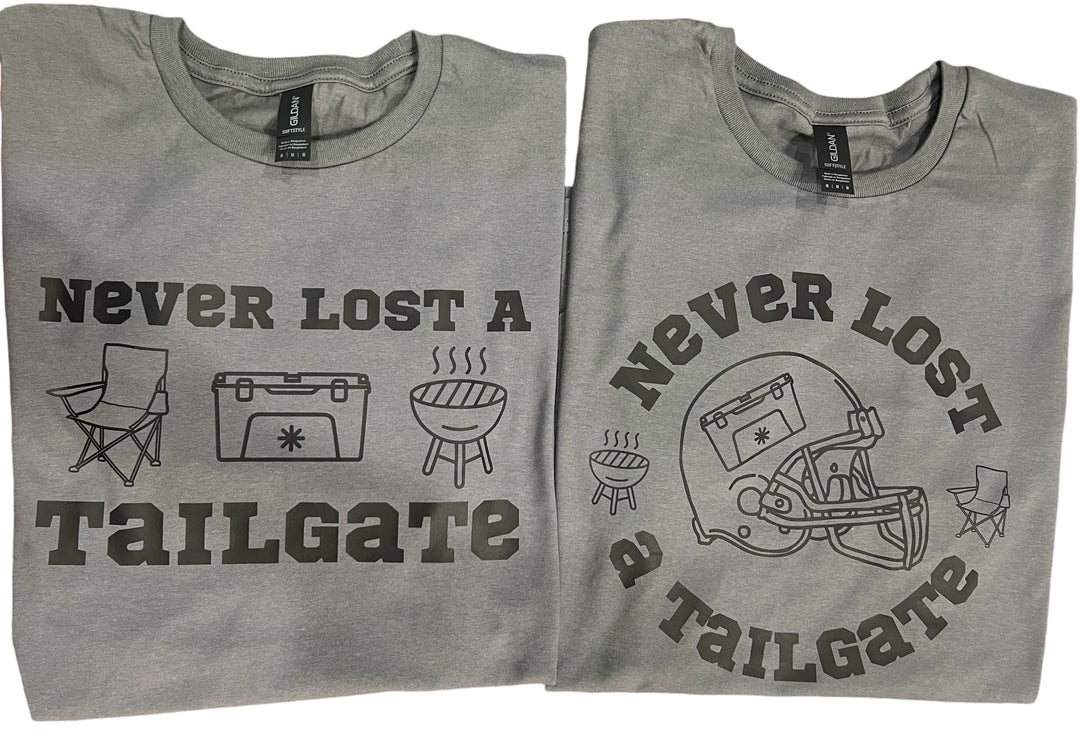 Never lost a tailgate tee - Football season, FALL, College, NFL