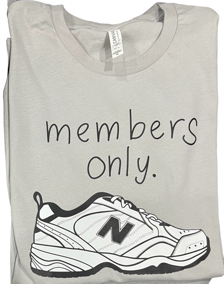 Members Only - old people - funny - TEE