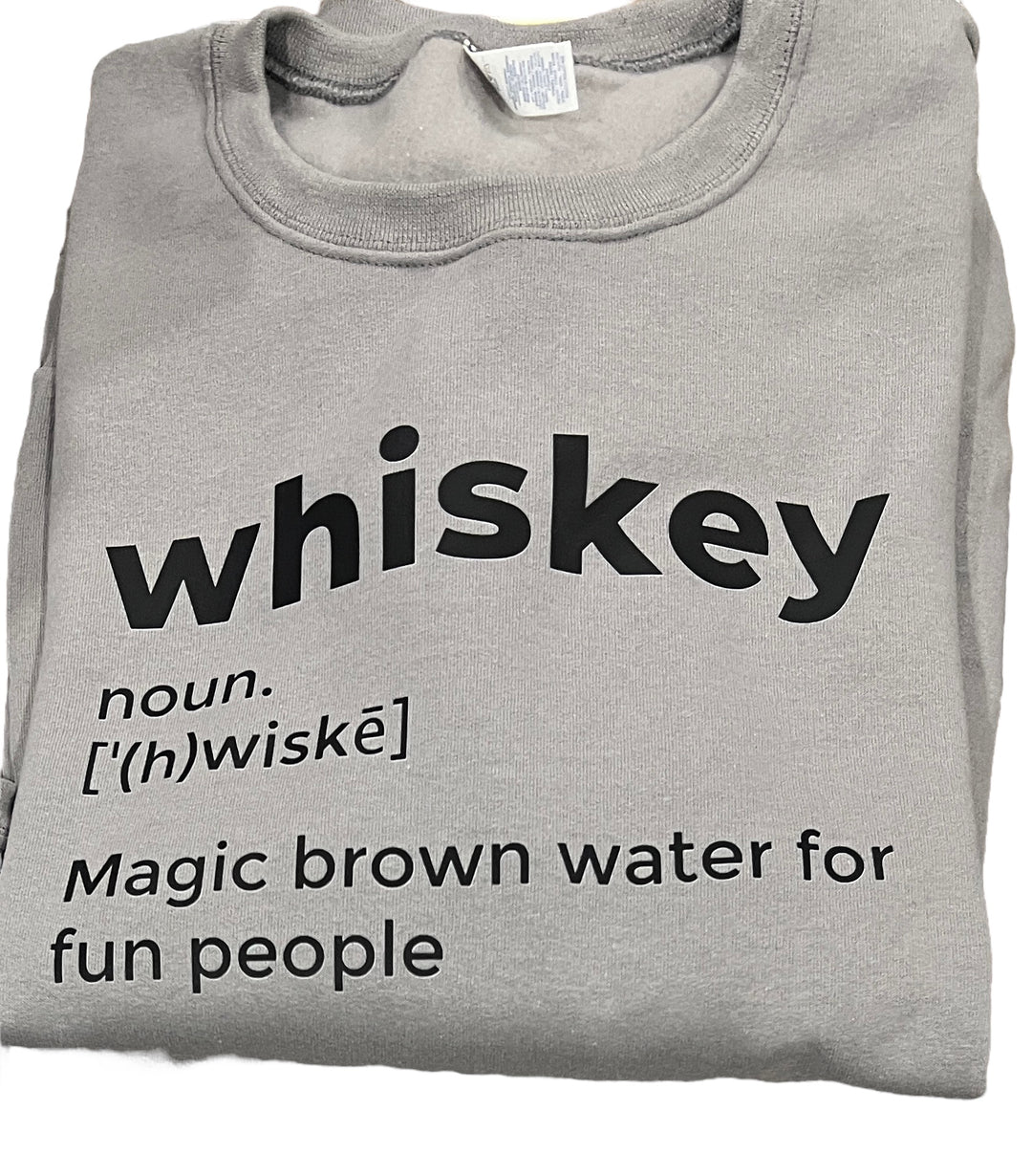 Definition of whiskey - funny - Sweatshirt - Rock