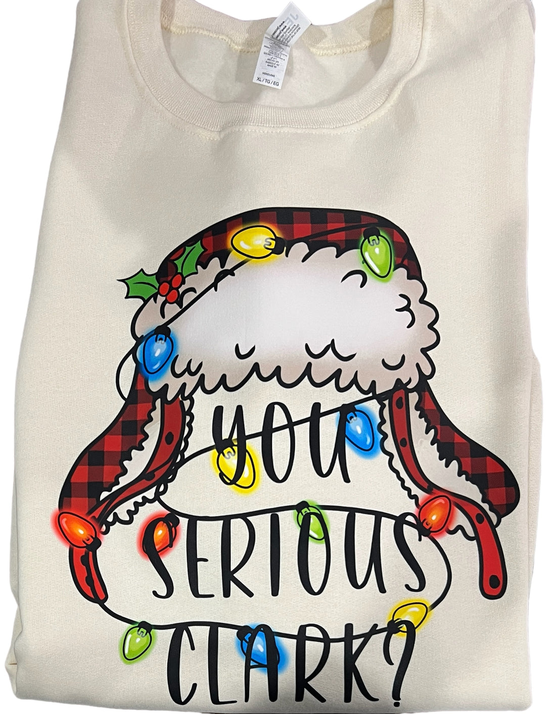 You serious Clark? Sweatshirt - sweet cream - Christmas