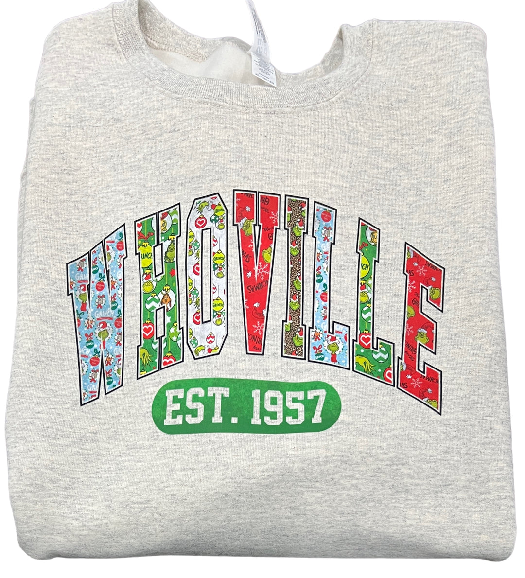 Whoville Sweatshirt - Oatmeal - Christmas