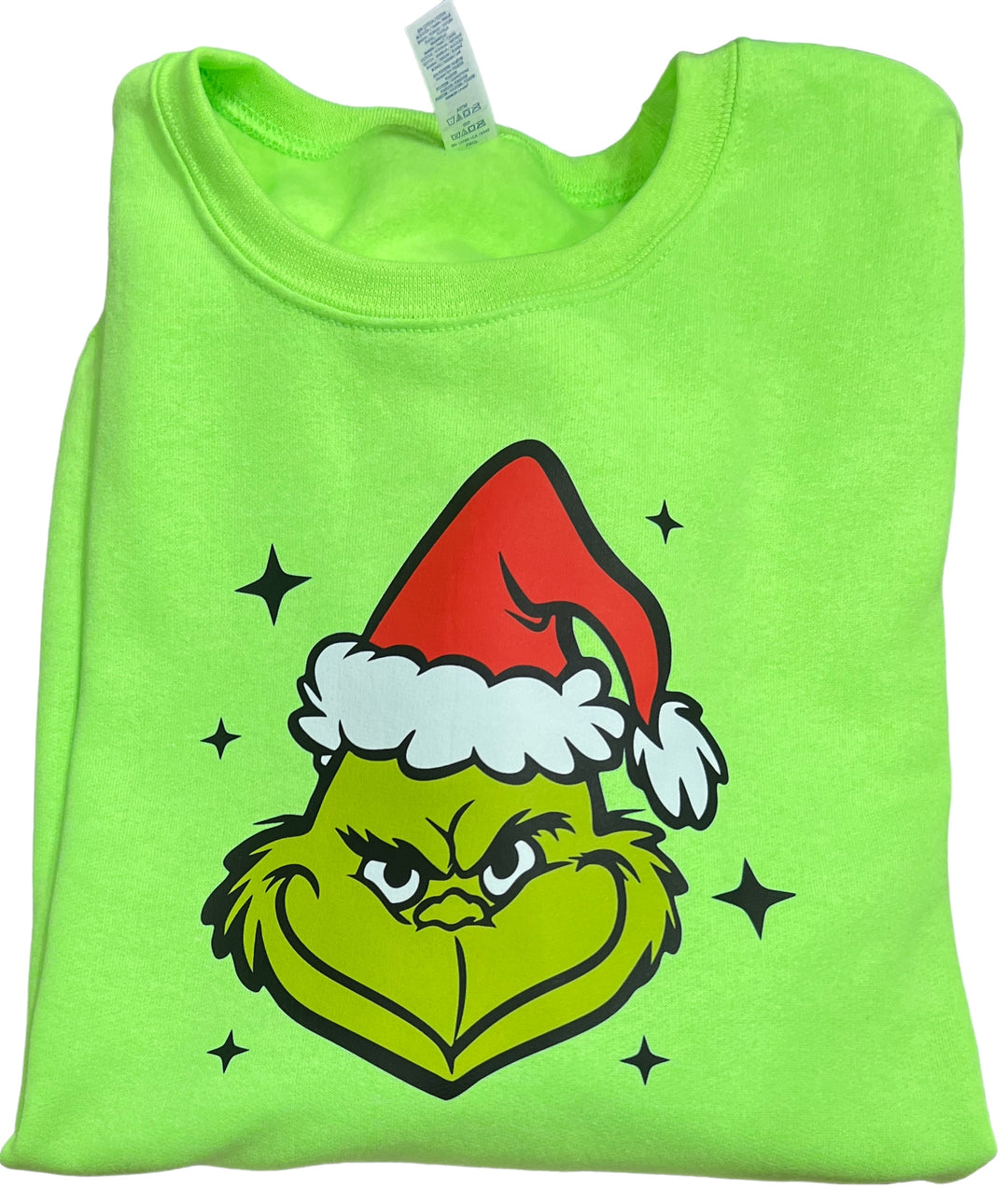 The Grinch Sweatshirt - Neon Green - Christmas