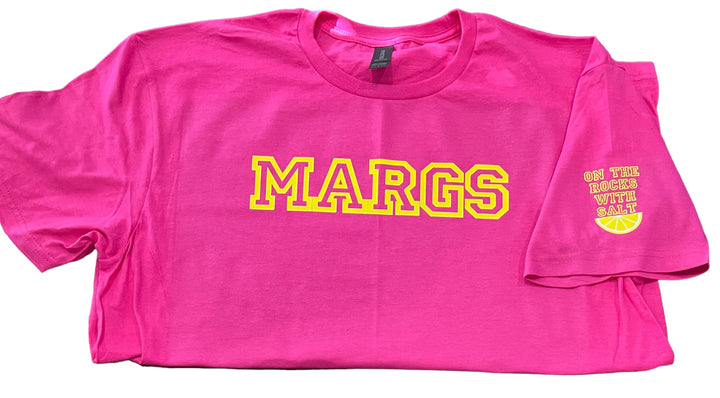 MARGS short sleeve tee - on the rocks with salt on sleeve!  Fun, festive, bright!