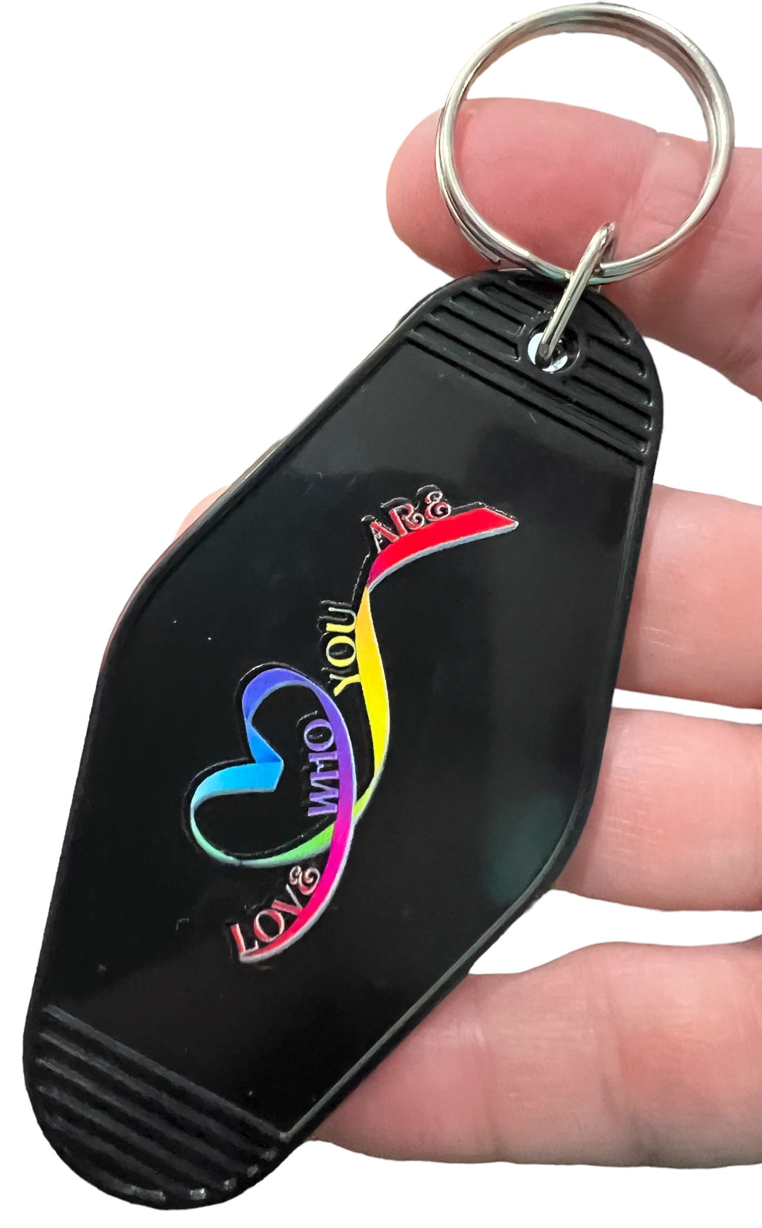 Love who you are Motel Style Key Chain - Acrylic