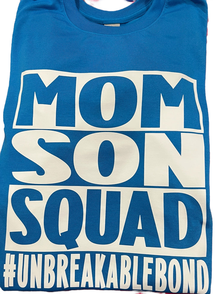 Mom son squad unbreakable bond - performance short sleeve tee