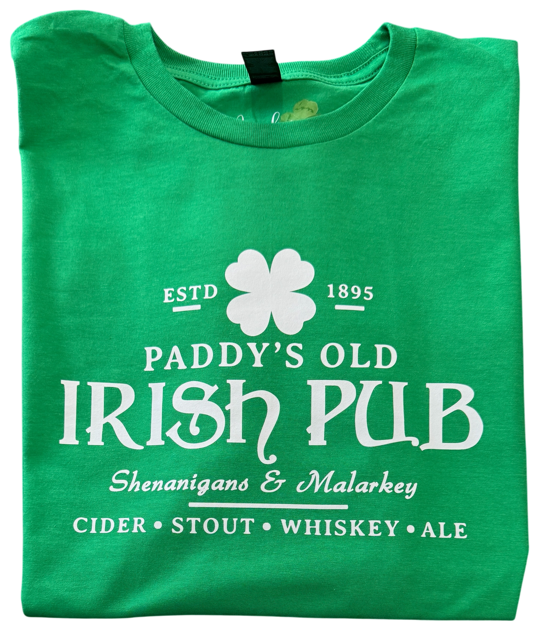 Paddy’s Old Irish Pub St Patrick’s Day short sleeve tee