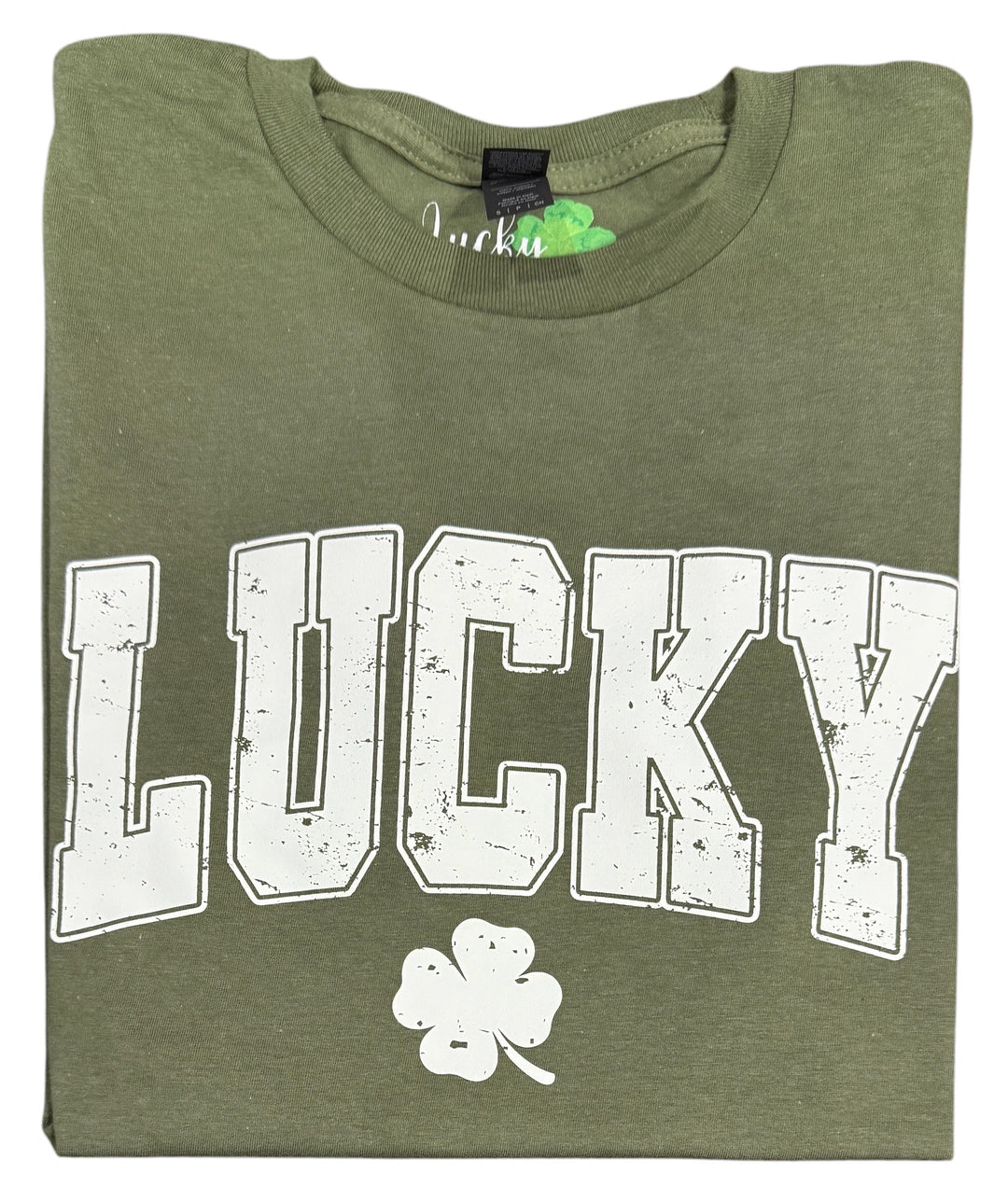 Lucky St Patrick’s Day short sleeve tee