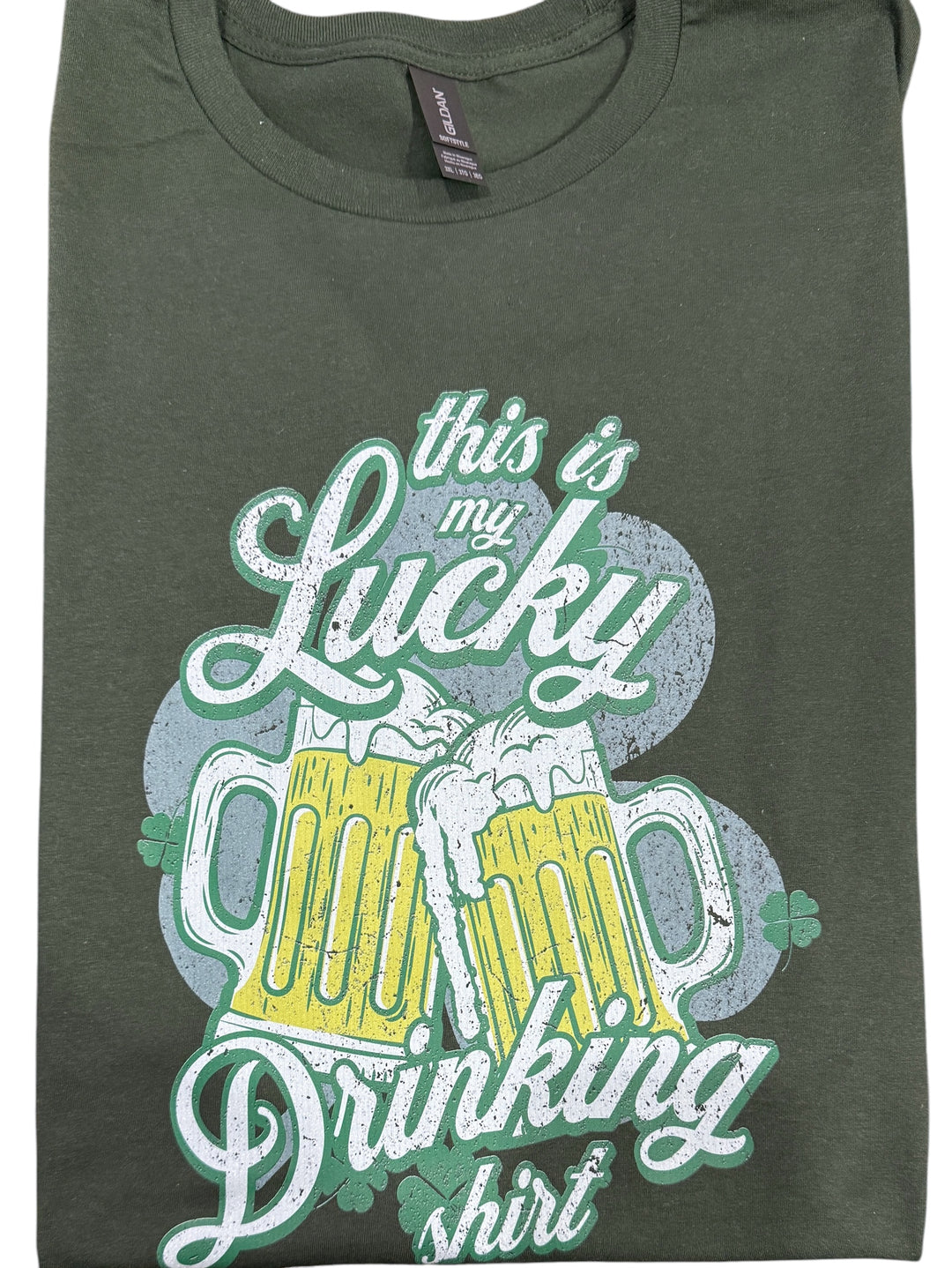 This is my lucky drinking shirt - St Patrick’s Day - short sleeve tee