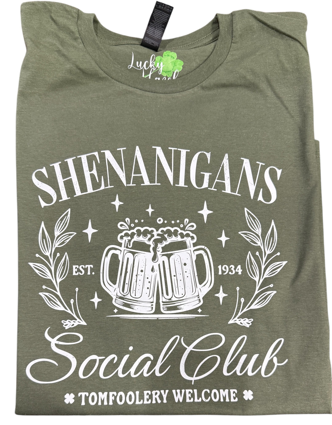 Shenanigans Social Club short sleeve tee