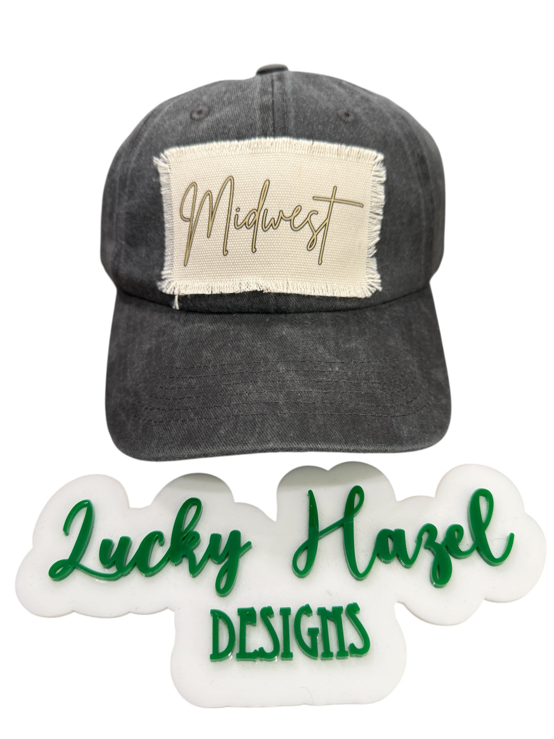 Midwest patch hat - soft, adjustable, great for the games, sunny days, everyday, home town!