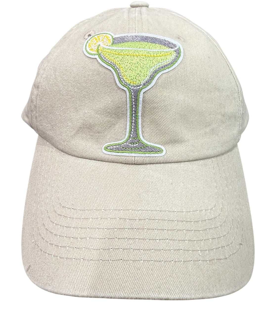 Margarita patch hat - soft, adjustable, great for the every day, weekends, lake days, vacation!