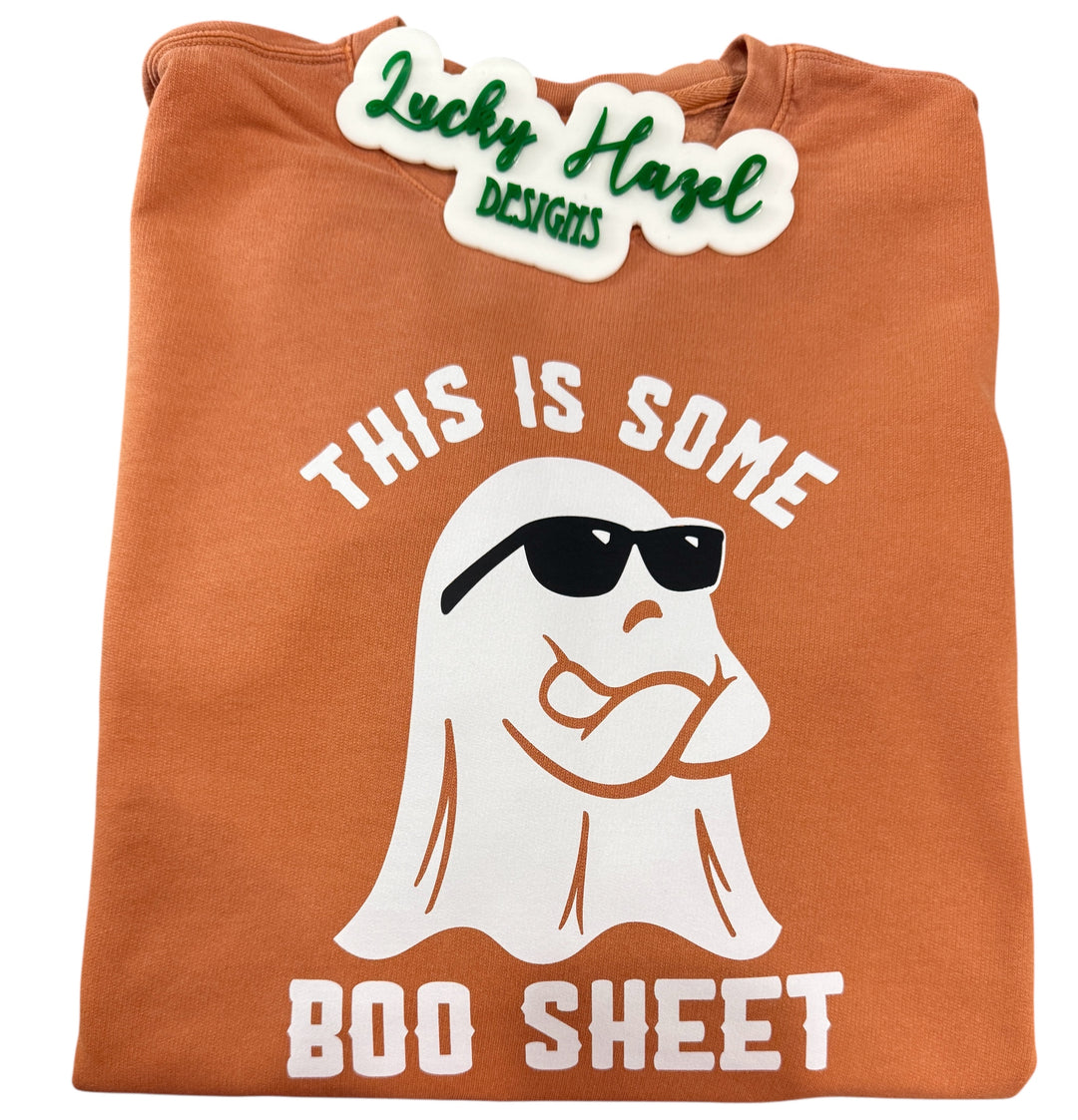 This is some boo sheet premium yam sweatshirt - Fall, halloween, funny