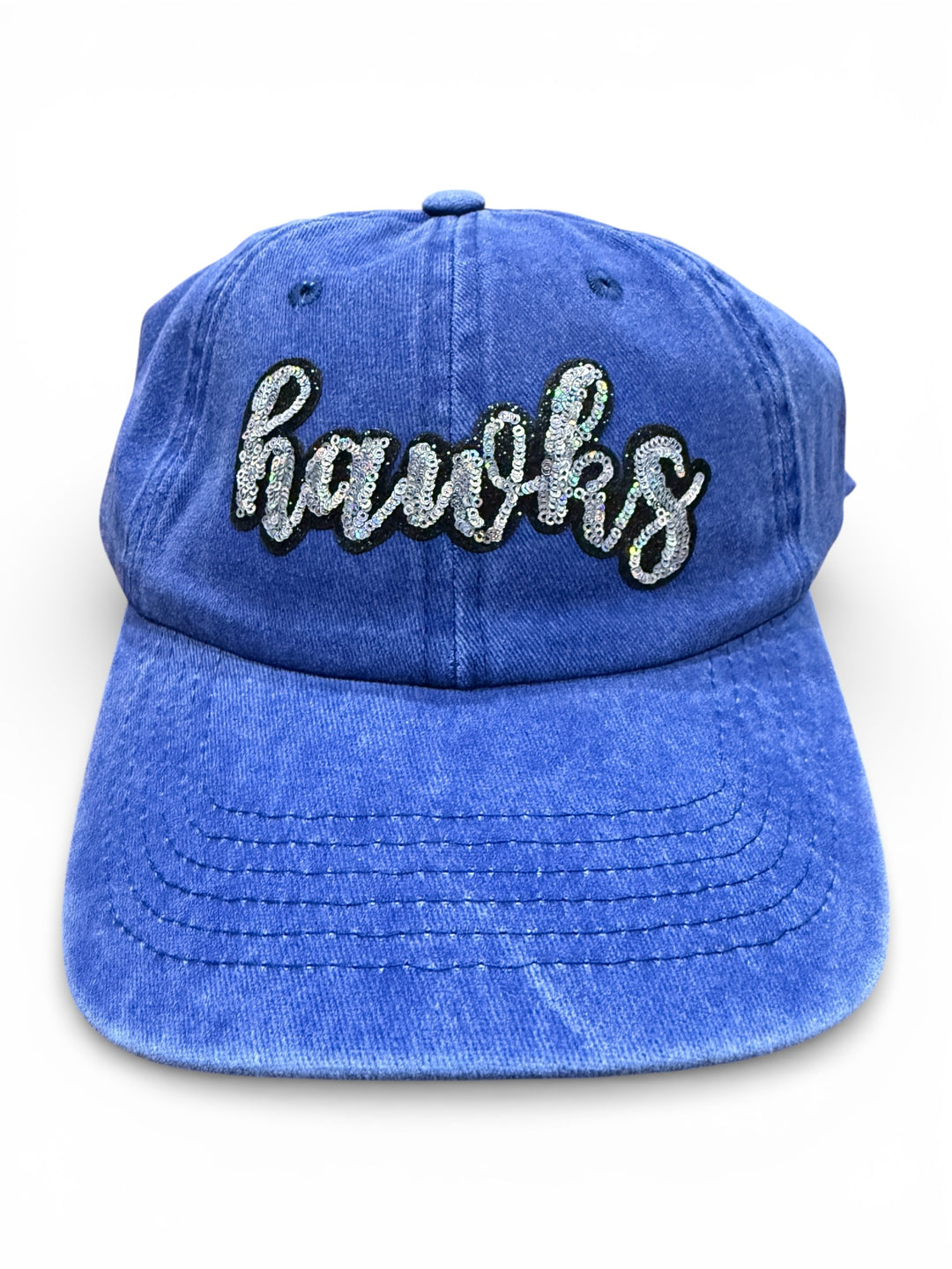 Hawks patch hat - soft, adjustable, great for the every day, weekends, games, sports/school events
