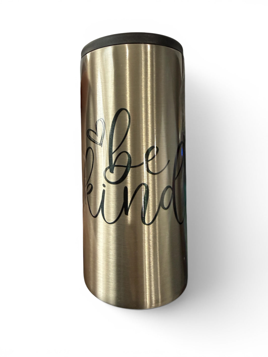 Be kind - metal slim can koozie