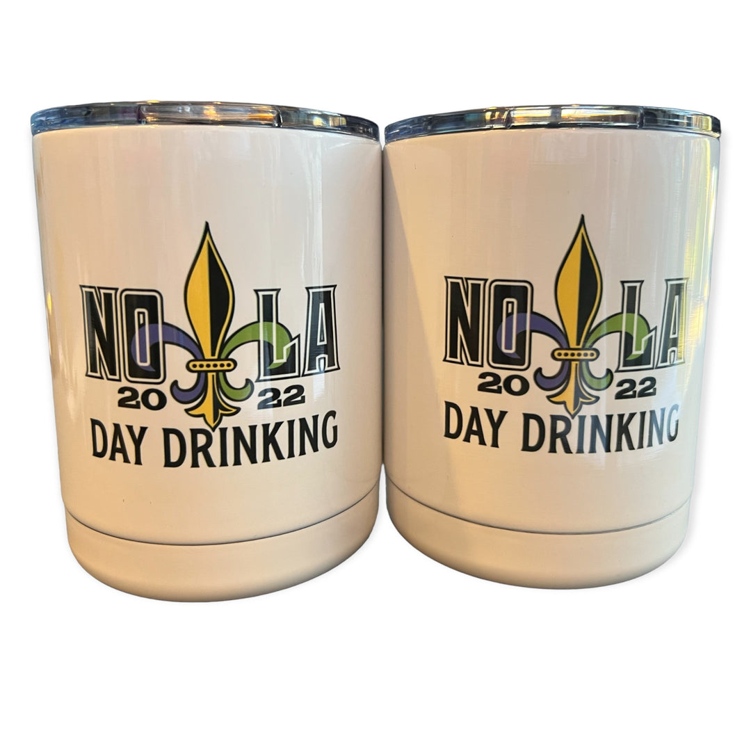 NOLA Day Drinking 2022 (customizable year) Lowball tumbler