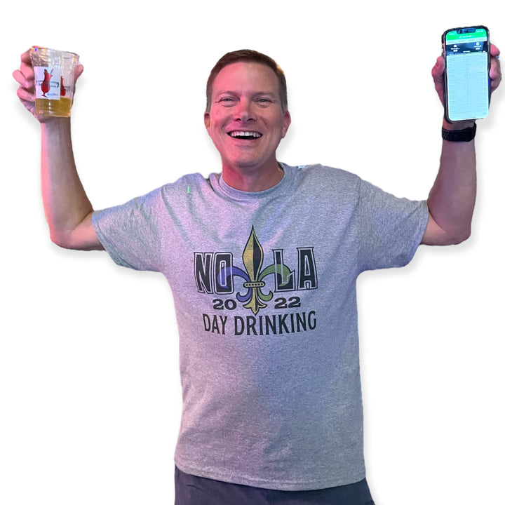 NOLA Day Drinking 2022 (customizable year) short sleeve TEE