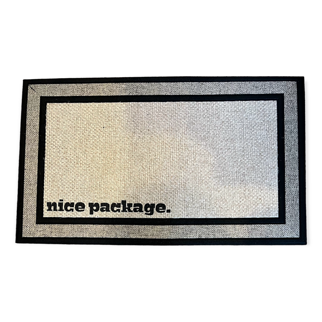 Nice package doormat - funny