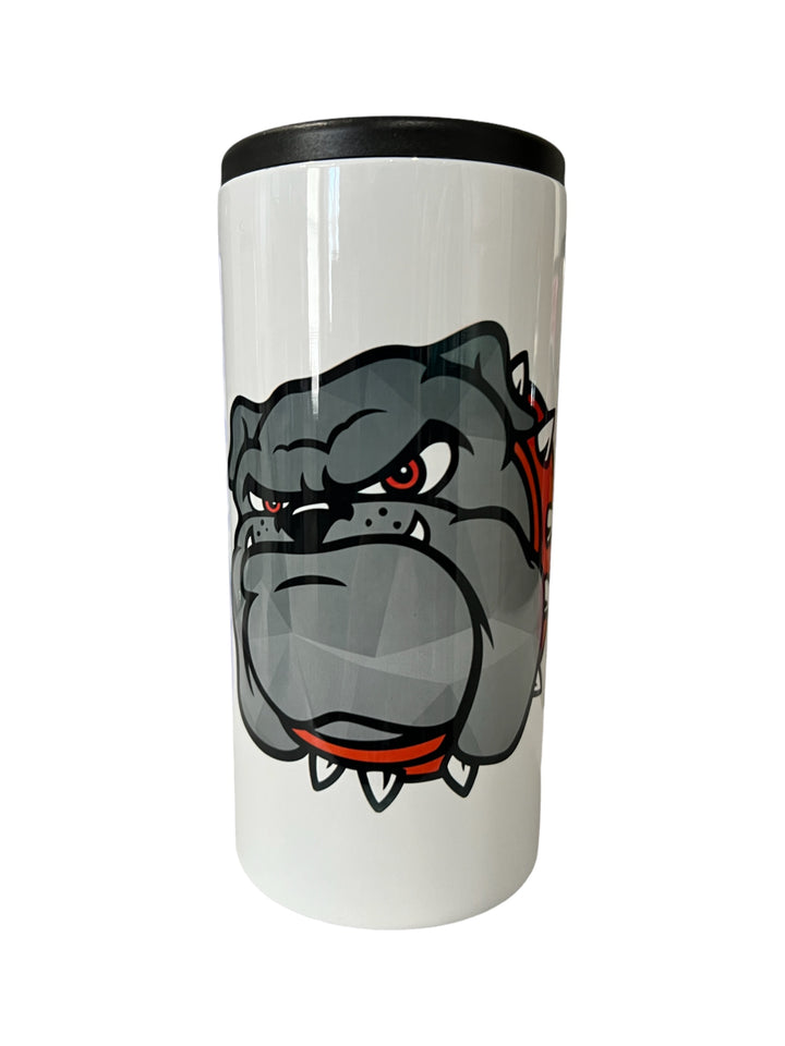 Waterloo, Illinois High School Bulldogs - metal slim can koozie