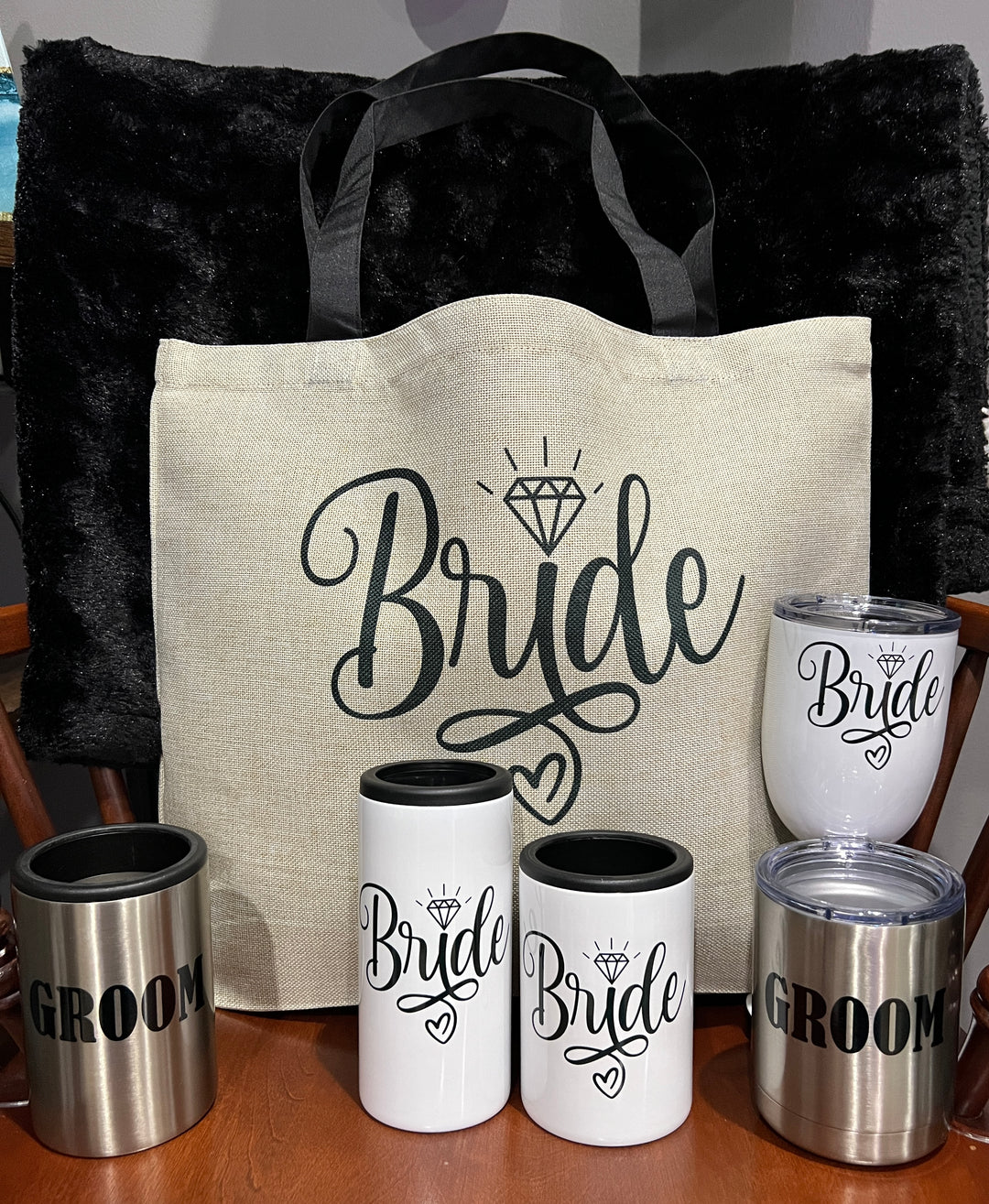 Bride stemmed wine tumbler