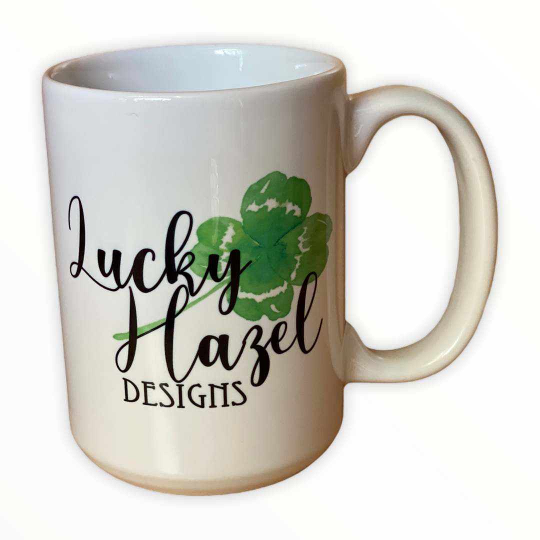 Lucky Hazel Designs Ceramic Mug