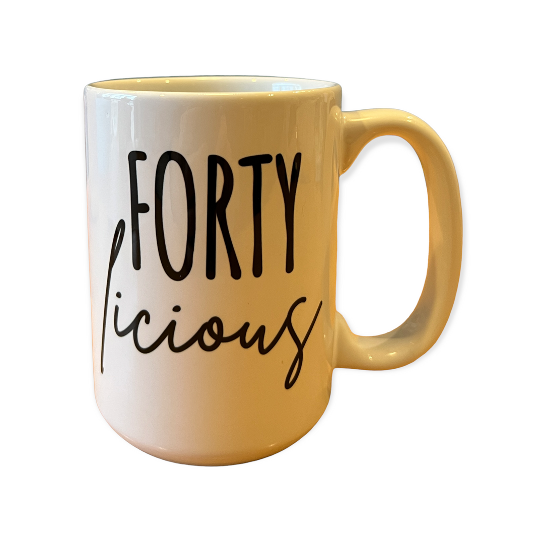 Forty (40) licious Ceramic Mug